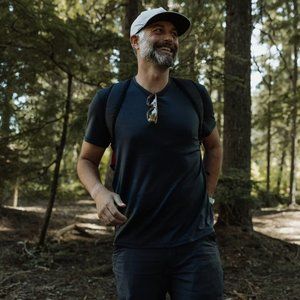 Proof 72-Hour Merino Tee -- Black, Small